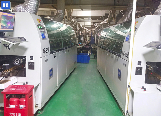 Lead Free SMT Production Line Wave Soldering Machine With 3 Preheating Zones