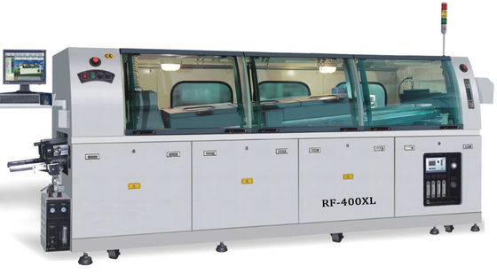 PC PLC Lead Free Wave Soldering Machine 1930KG Hot Air Wave Solder