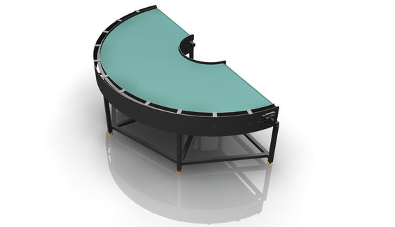 12M PCB SMT Production Line 400mm 500mm Width Green PVC ESD Belt Conveyor