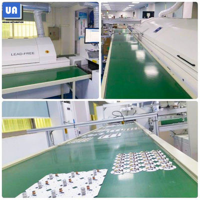 300mm 400mm Width Flat Belt Conveyor Aluminium Profile Frame For LED Products