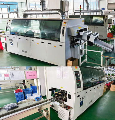 Solder Pot AC220V 410kg Wave Soldering Machine 750mm Conveyor RF-350A