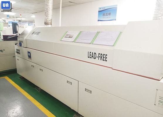 PCB Lead Free 5 Zones SMT Reflow Machine Forced air Coooling Type