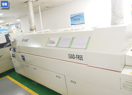 PCB Lead Free 5 Zones SMT Reflow Machine Forced air Coooling Type