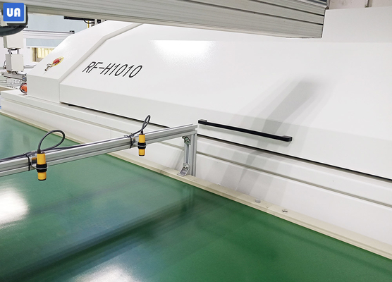 10 Zones Lead Free Reflow Soldering Machine PLC 600mm Zone For SMT SMD