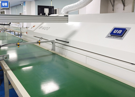 10 Zones Lead Free Reflow Soldering Machine PLC 600mm Zone For SMT SMD