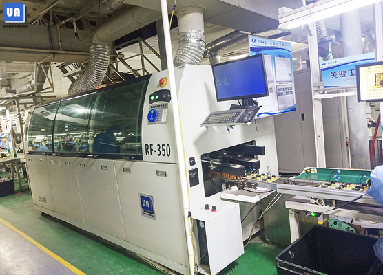 Lead Free SMT Production Line Wave Soldering Machine With 3 Preheating Zones