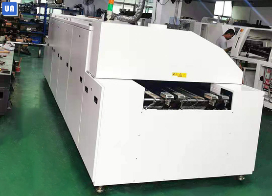 SMT Machine Lead Free PCB Reflow Oven Hot Air 8 Zones Reflow Oven